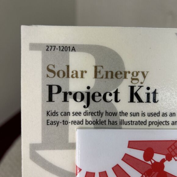 RadioShack 277-1201A Solar Energy Project Kit Kids Experiment Kit - Picture 4 of 4